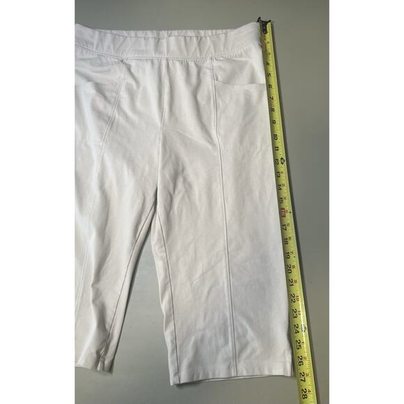 D & Co Active Capri Workout Pants Women’s M Tan - Picture 7 of 7